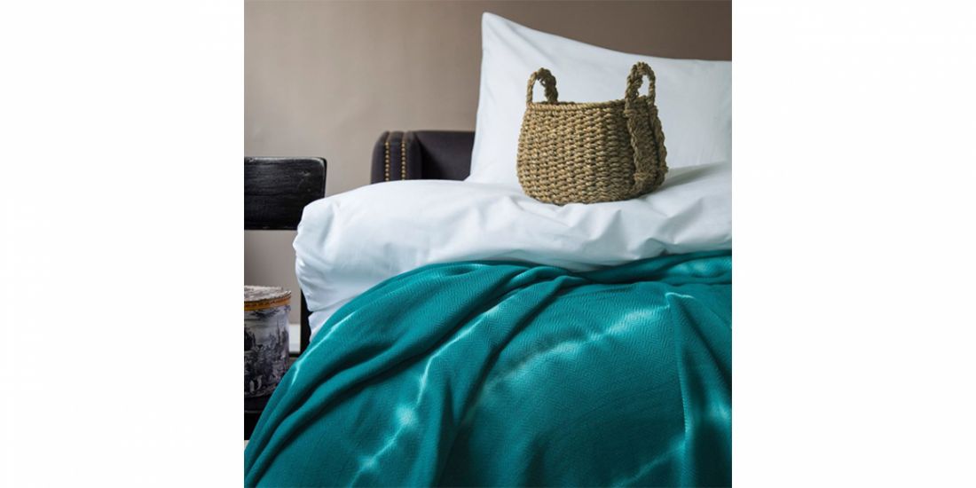 pique bed cover ARTISAN GREEN