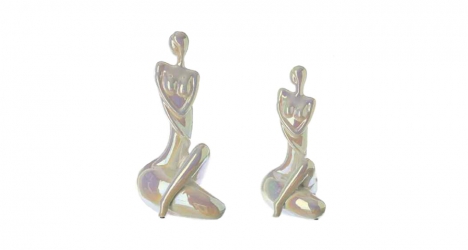 დეკორატიული ფიგურა Pearl White Woman