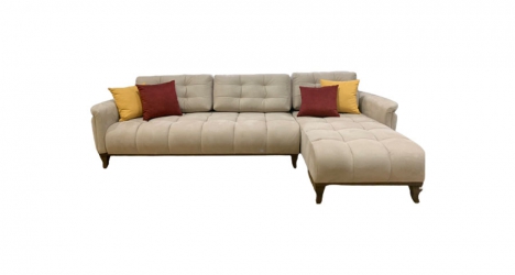 Nubuk Corner NILUFER, folding, right side, cream