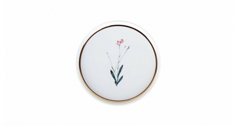 Porcelain Flat plate BOTANICAL