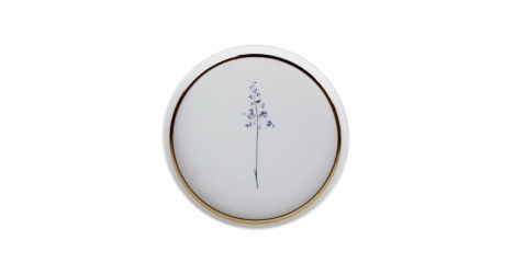 Porcelain Flat plate BOTANICAL