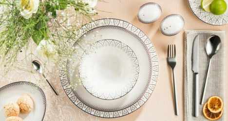 Porcelain dinner set SWEET ROMANTIC