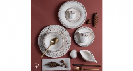 Porcelain dinner set BOHEM