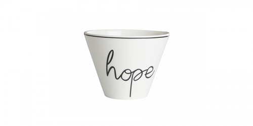 ფაიფურის თასი HOPE