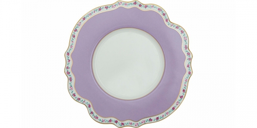 Porcelain Flat plate DREAMY LILAC