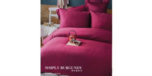 Issimo, Satin Fitted Sheet+2 Pillow case