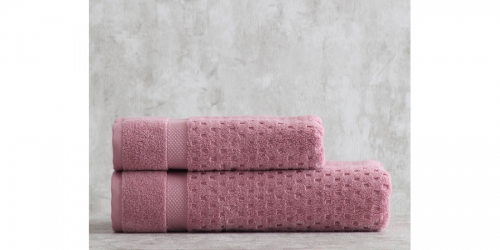 პირსახოცის ნაკრები, სეტი 2ც. LORA PINK