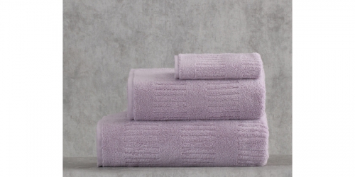 პირსახოცის ნაკრები, სეტი 3ც. NEW STRIPE LILAC
