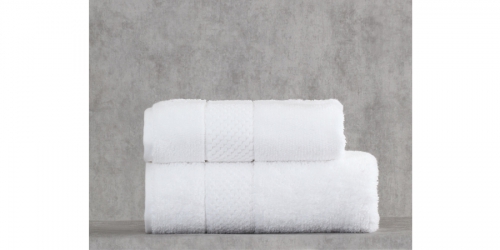პირსახოცის ნაკრები, სეტი 2ც. PUFFY WHITE