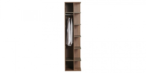 FLEMENS, Wardrobe W. 1 Door and Shelfs
