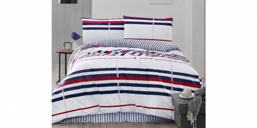 თეთრეული კოტონის STRIPED RED