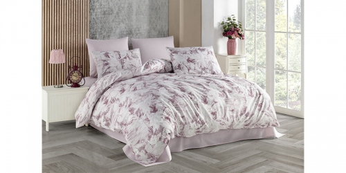 თეთრეული კოტონის TEODORA PURPLE
