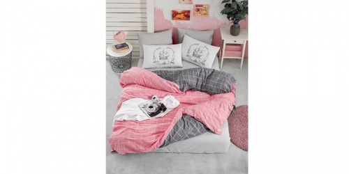 თეთრეული კოტონის TRENDY PINK