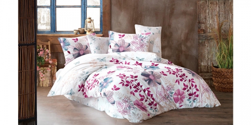 თეთრეული კოტონის MIRA BLUE