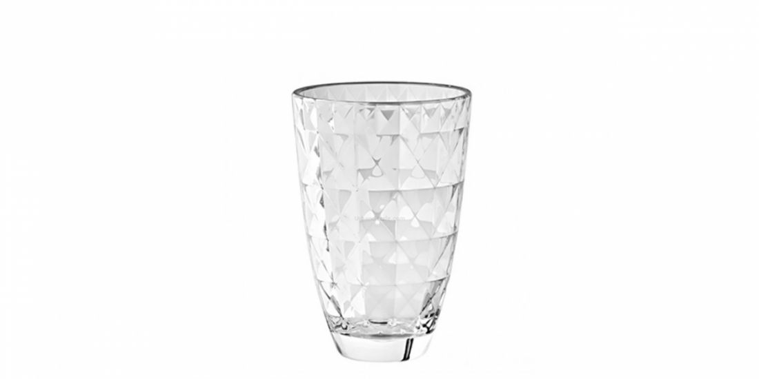 CARRE VASE, h24cm.