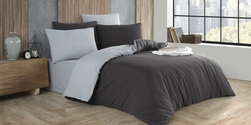 თეთრეული კოტონის PLAIN ANTRASIT/GREY