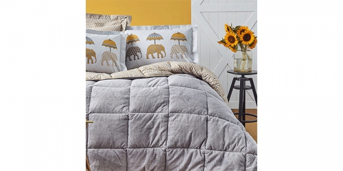 თეთრეულის ნაკრები საბნით, SOFTLY BOHEMIAN YELLOW