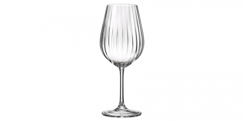 Red wine glass SARAH WATERFALL