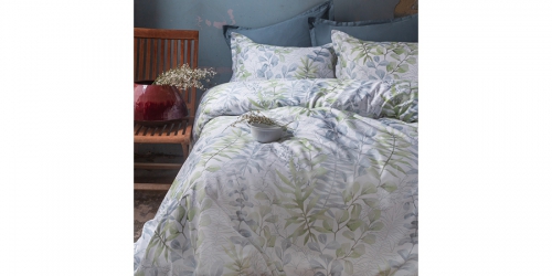 OCCALE GREEN Satin Duvet Cover Set