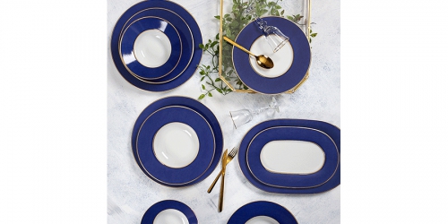MADELEINE NAVY Porcelain dinner set