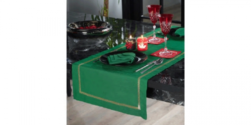 მაგიდის რანერი DIAMOND GREEN