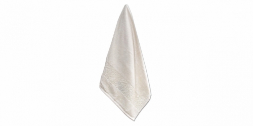 Bamboo Jacquared Towel, VALENCIA ECRU