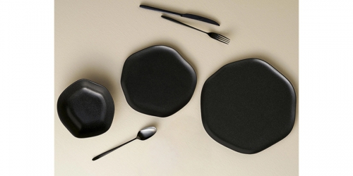 PURE SEASONS BLACK Dinner Set