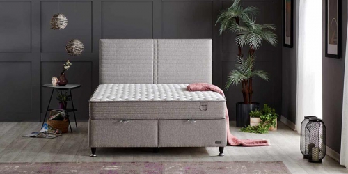 Bed with storage, PINEDA