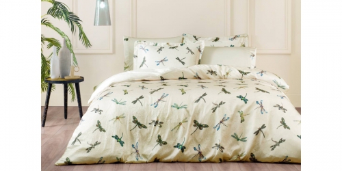 Silk bed linen TIVOLYO DRAGONFLY