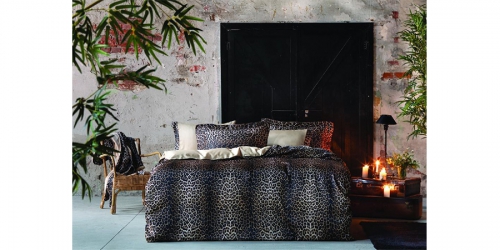 Silk bed linen TIVOLYO LEOPARD