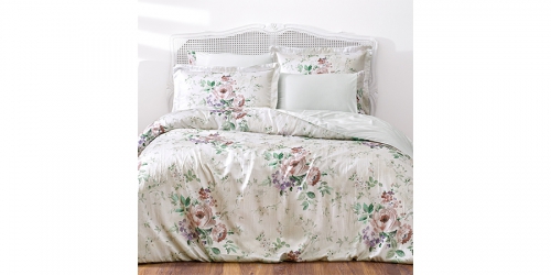 Silk bed linen TIVOLYO IVY ROSE