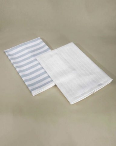 Kitchen towel set, 2 pcs., 40x60 cm., KITA WHITE