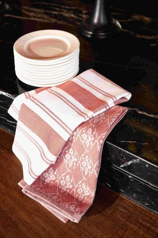Tea towel set, 2pcs., 40x60cm., VIVA RED