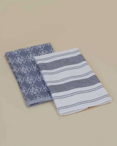 Tea towel set, 2pcs., 40x60cm., VIVA NAVY