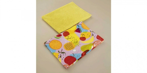 Tea towel set, 2pcs., 40x60cm., FRUIT