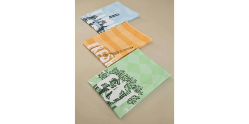 Tea towel set, 3pcs., 40x60cm., HEALTH