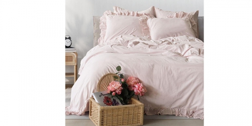 ბამბის თეთრეული PASTORAL PINK