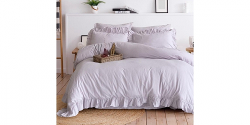Cotton bed linen PASTORAL LILAC