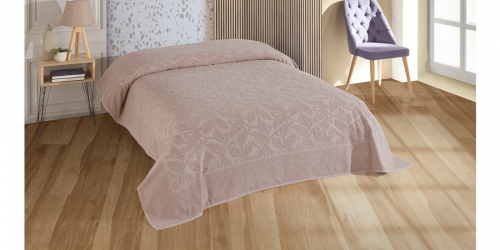 Towel bedcover, purple