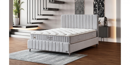 Bed with storage LINEN ORGANIC