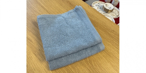 Hygienic towel, 30x30cm., PURE BLUE