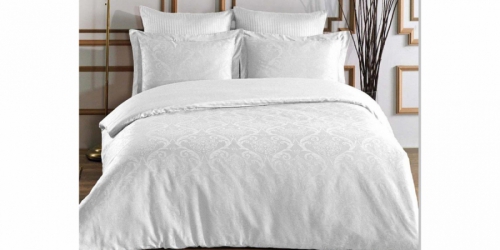 თეთრეული ჯაკარდი DAMASK  WHITE