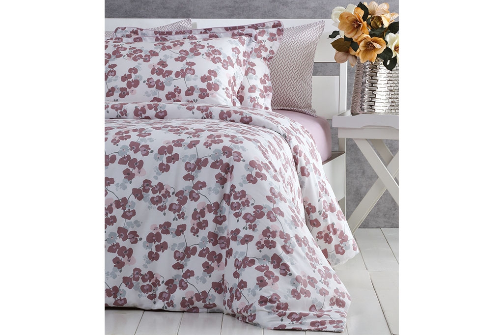 Satin linen VIOLA