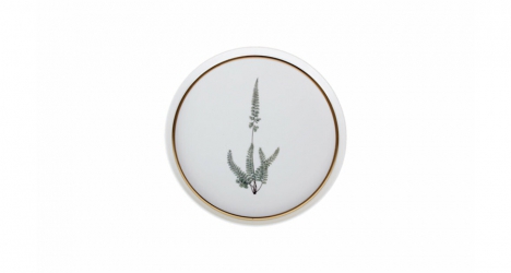 Porcelain Flat plate BOTANICAL