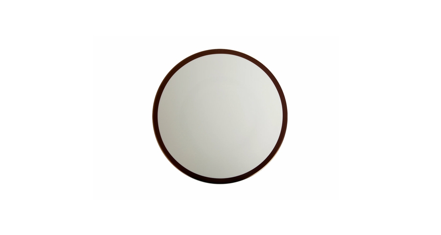 ფაიფურის თეფში COPPER LINE