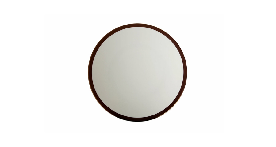 ფაიფურის თეფში COPPER LINE