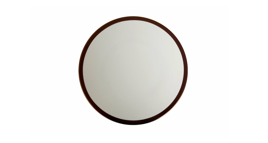 ფაიფურის თეფში COPPER LINE