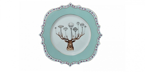 Porcelain Flat plate DREAMY DEER