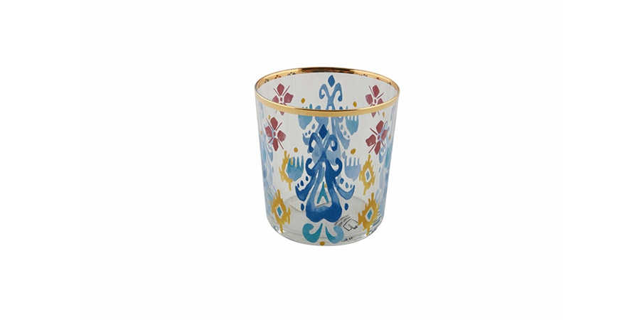 შუშის წყლის ჭიქა POSH, 6 ცალი