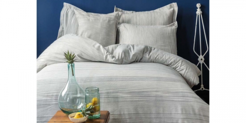 Yarn Satin Duvet Cover Set, ARCTIC GREY